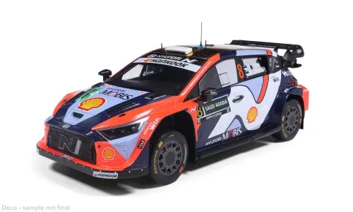 1:18 Ixo - Hyundai i20 N Rally1, Rally Saudi Arabia, 2025, #8, O. Tänak / M. Järveoja