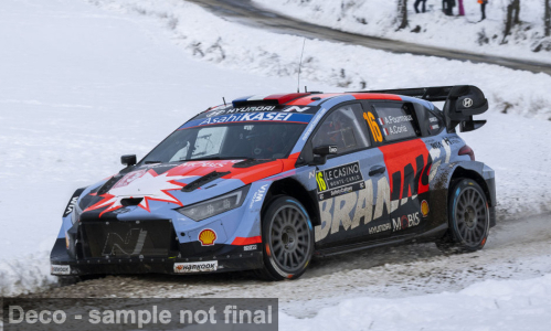 1:43 Ixo - Hyundai i20 N Rally1, Rallye Monte Carlo, 2026, #16, A. Fourmaux / A. Coria
