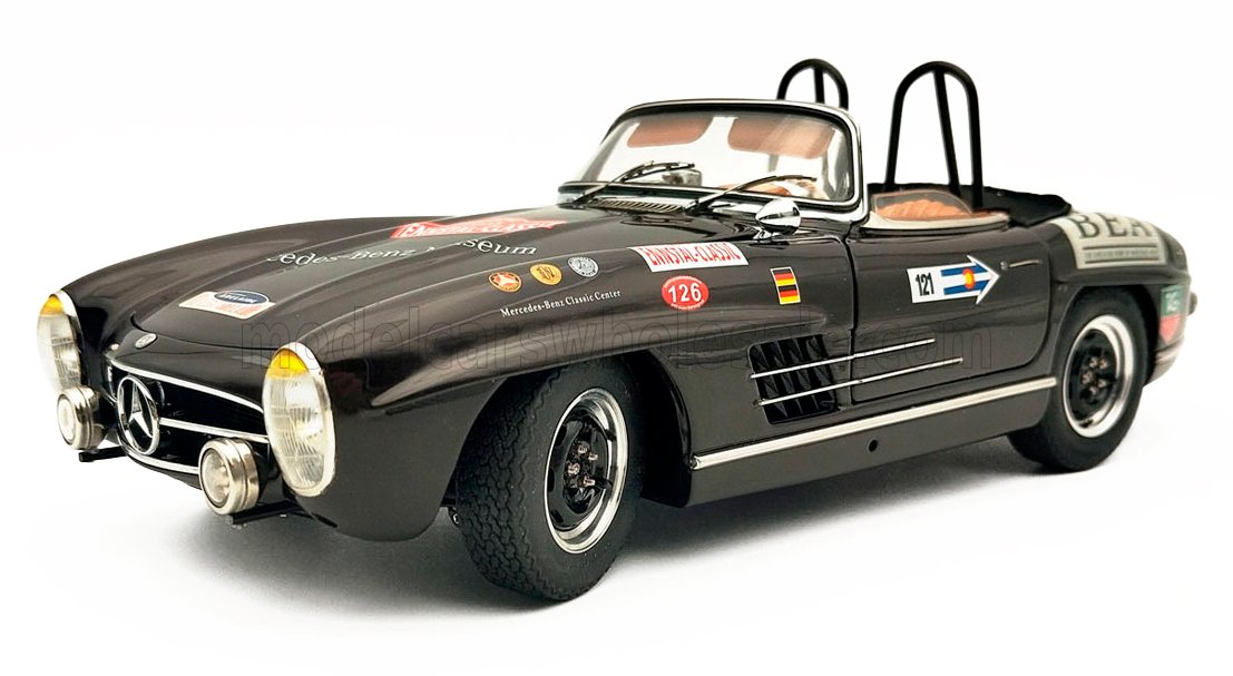 1:18 CMC - 1954 Mercedes 300SL Rally Roadster Brown