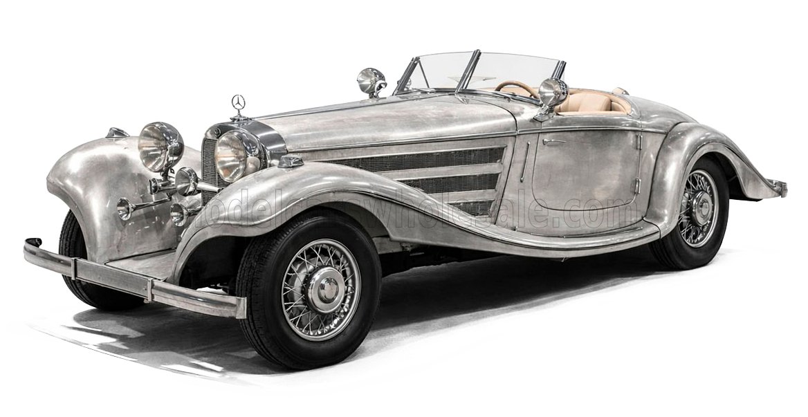 1:18 CMC - 1935 Mercedes 500K Special Roadster Silver