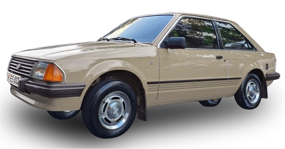 1:18 Sunstar - Ford Escort Mark III Ghia, gold, 1983
