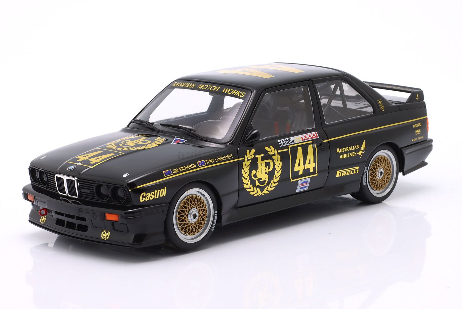 1:18 Werk83 - BMW E30 M3 Team JPS John Player Special #44 Winner Div. 2 1000km Bathurst 1987 T. Longhurst