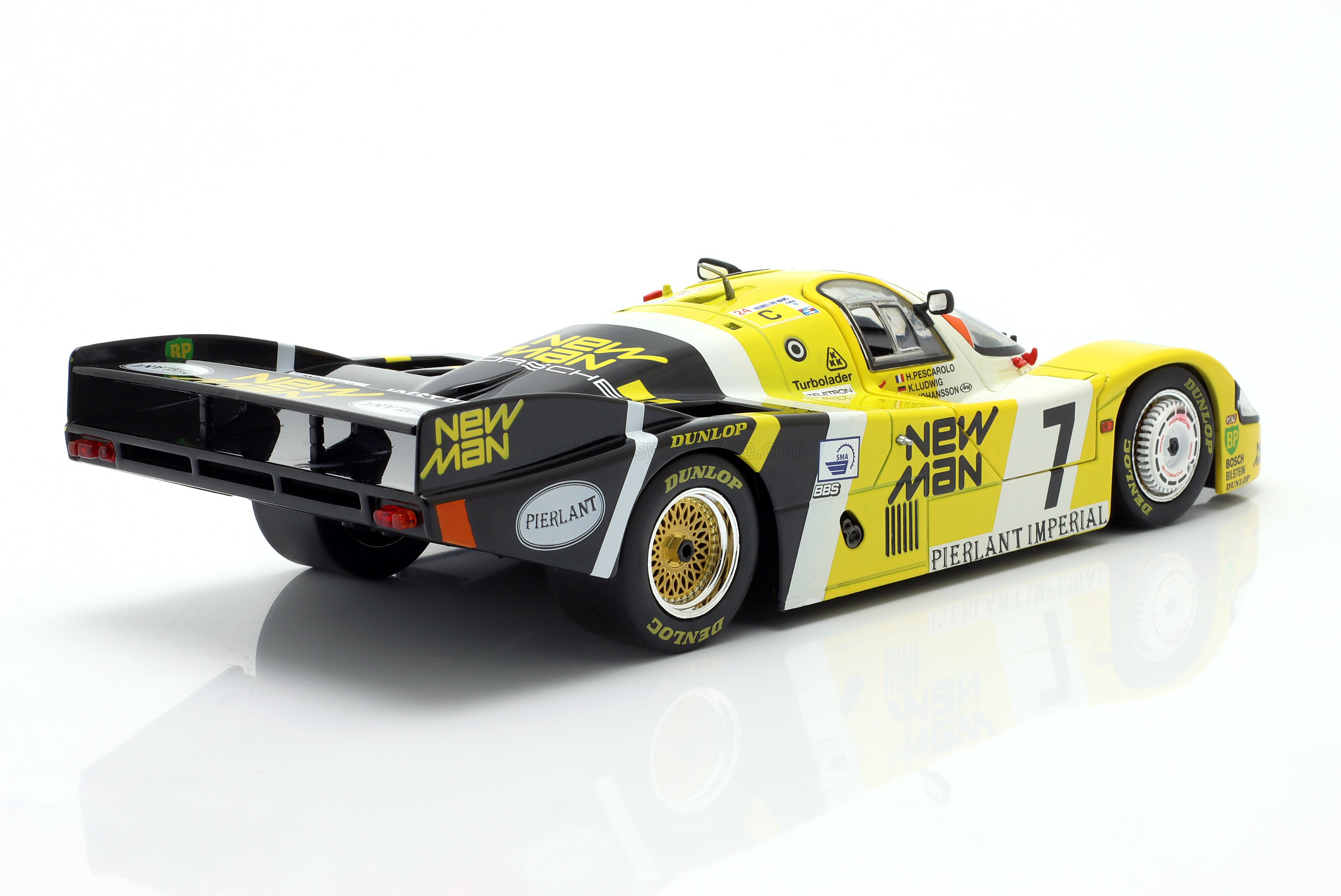 1:18 Werk83 - Porsche 956L Turbo Team Newman Joest Racing #7 Winner 24h Le Mans 1984 K. Ludwig