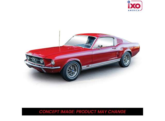 1:64 Ixo USA - 1967 Ford Mustang GTA Fastback, candyapple red