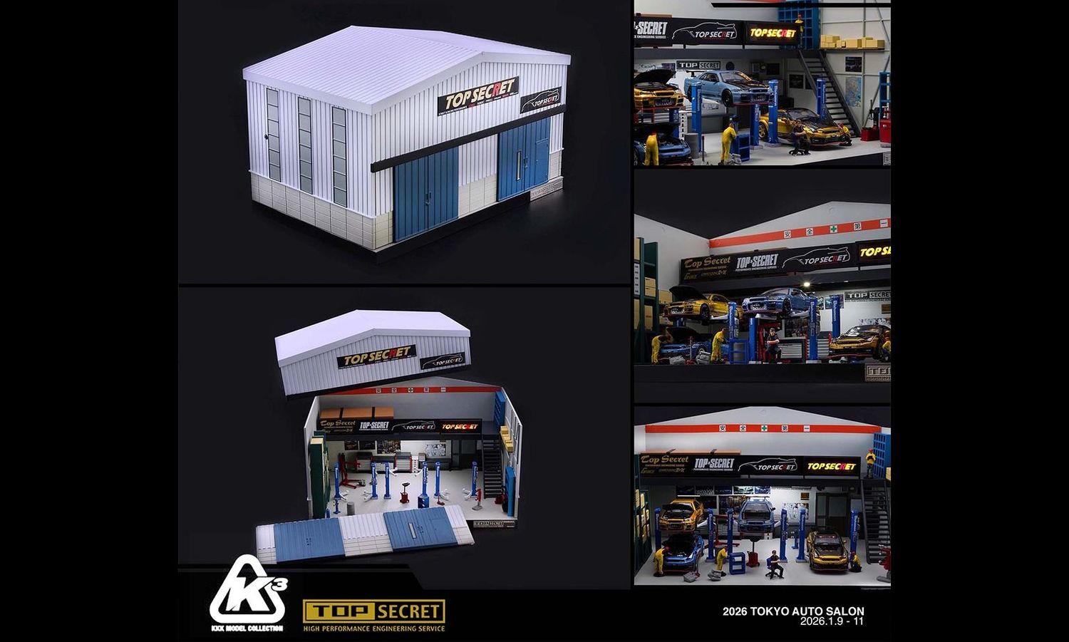 1:64 BM Creations - Top Secret Diorama Set (TAS HK25)