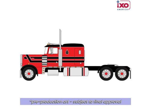 1:64 Ixo USA - 1973 Peterbilt 359, red/black