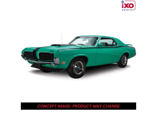 1:43 Ixo USA - 1970 Mercury Cougar Eliminator 428 CJ, competition green
