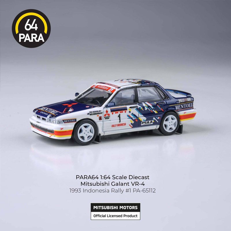 1:64 Para64 - Mitsubishi Galant VR-4 #1 Rally Indonesia 1993 R. Dunkerton 1:64 Para64 - Mitsubishi Galant VR-4 #1 Rally Indonesia 1993 R. Dunkerton
