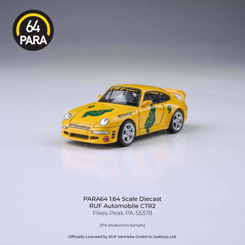 1:64 Para64 - Porsche 911 993 RUF CTR 2 #9 Pikes Peak International Hill Climp 1995 1:64 Para64 - Porsche 911 993 RUF CTR 2 #9 Pikes Peak International Hill Climp 1995