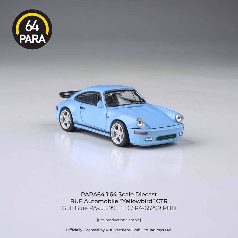 1:64 Para64 - 1987 Porsche 911 964 RUF CTR Blue LHD 1:64 Para64 - 1987 Porsche 911 964 RUF CTR Blue LHD