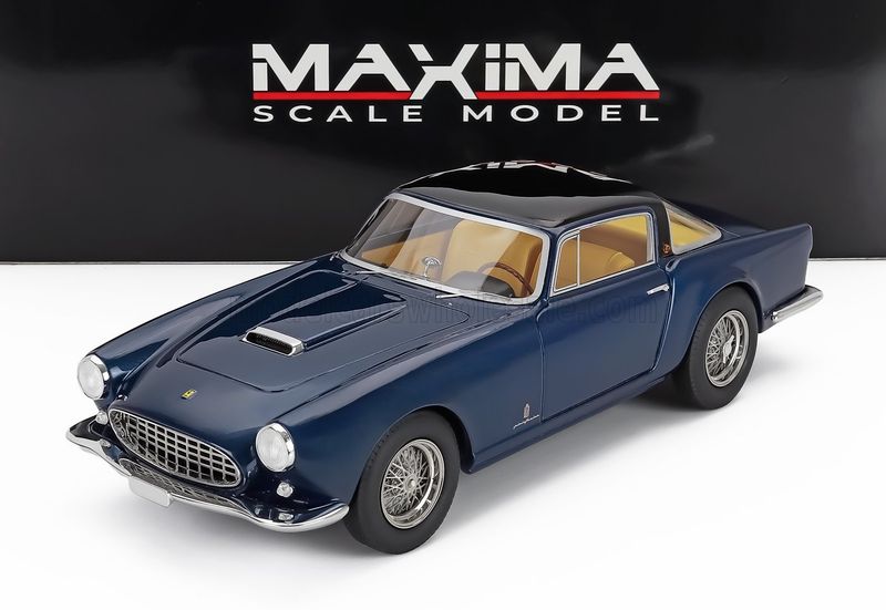 1:18 Maxima Scale Model - 1956 Ferrari 250GT ch.0465gt Speciale Pinifarina Dark Blue Metallic/Black 1:18 Maxima Scale Model - 1956 Ferrari 250GT ch.0465gt Speciale Pinifarina Dark Blue Metallic/Black