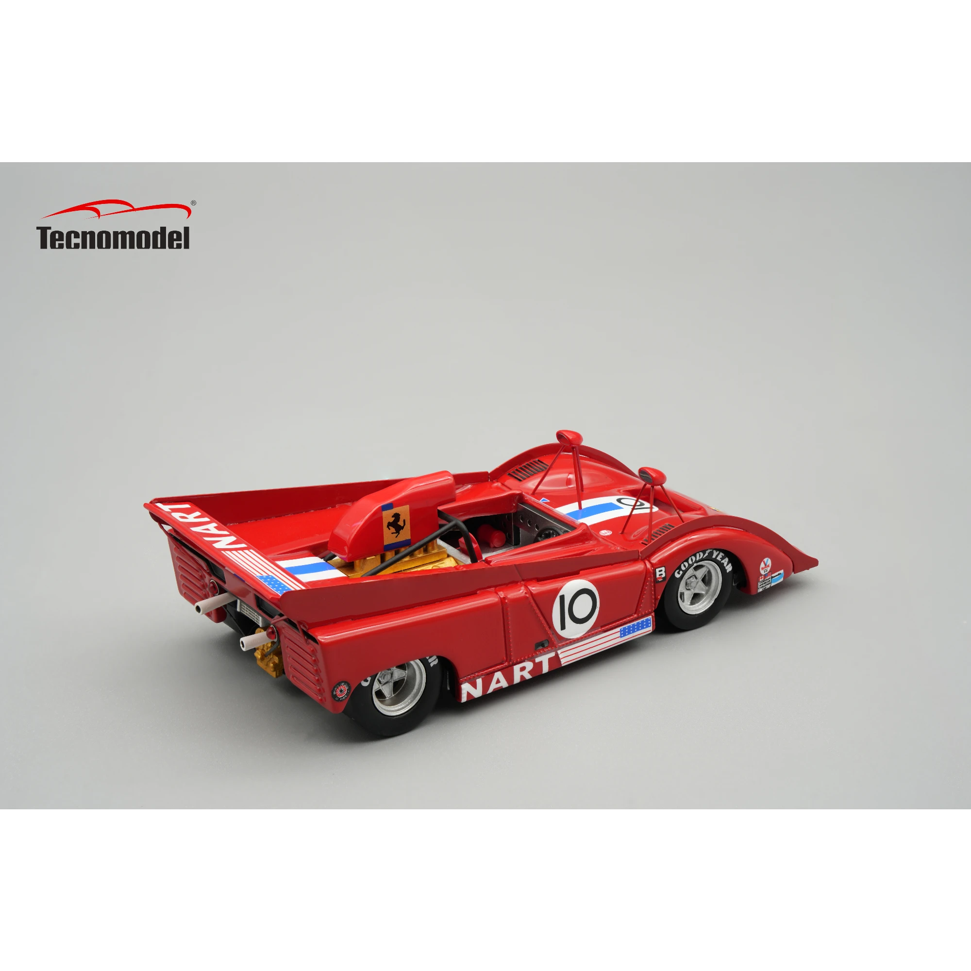 1:43 Tecnomodel - Ferrari 712 Can Am Watkins Glen 1974 car #10 Team NART B.Redman