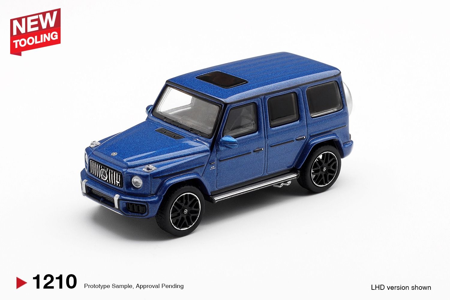 1:64 Mini GT - 2024 Mercedes-Benz G Class 63 AMG, dark blue metallic *Blister packaging*