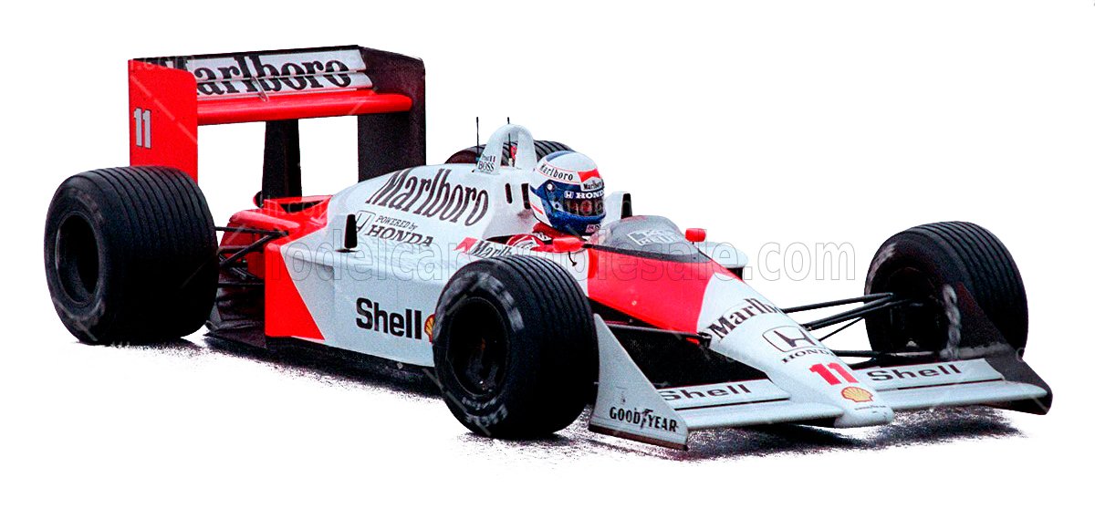 1:12 GP Replicas - McLaren F1 Mp4/4 Honda #11 Winner French GP 1988 A. Prost *With driver Figure*