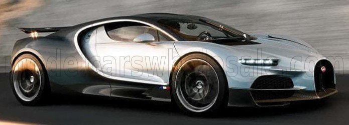 1:18 Looksmart - 2025 Bugatti Tourbillon Silver Carbon *Mit Vitrine*