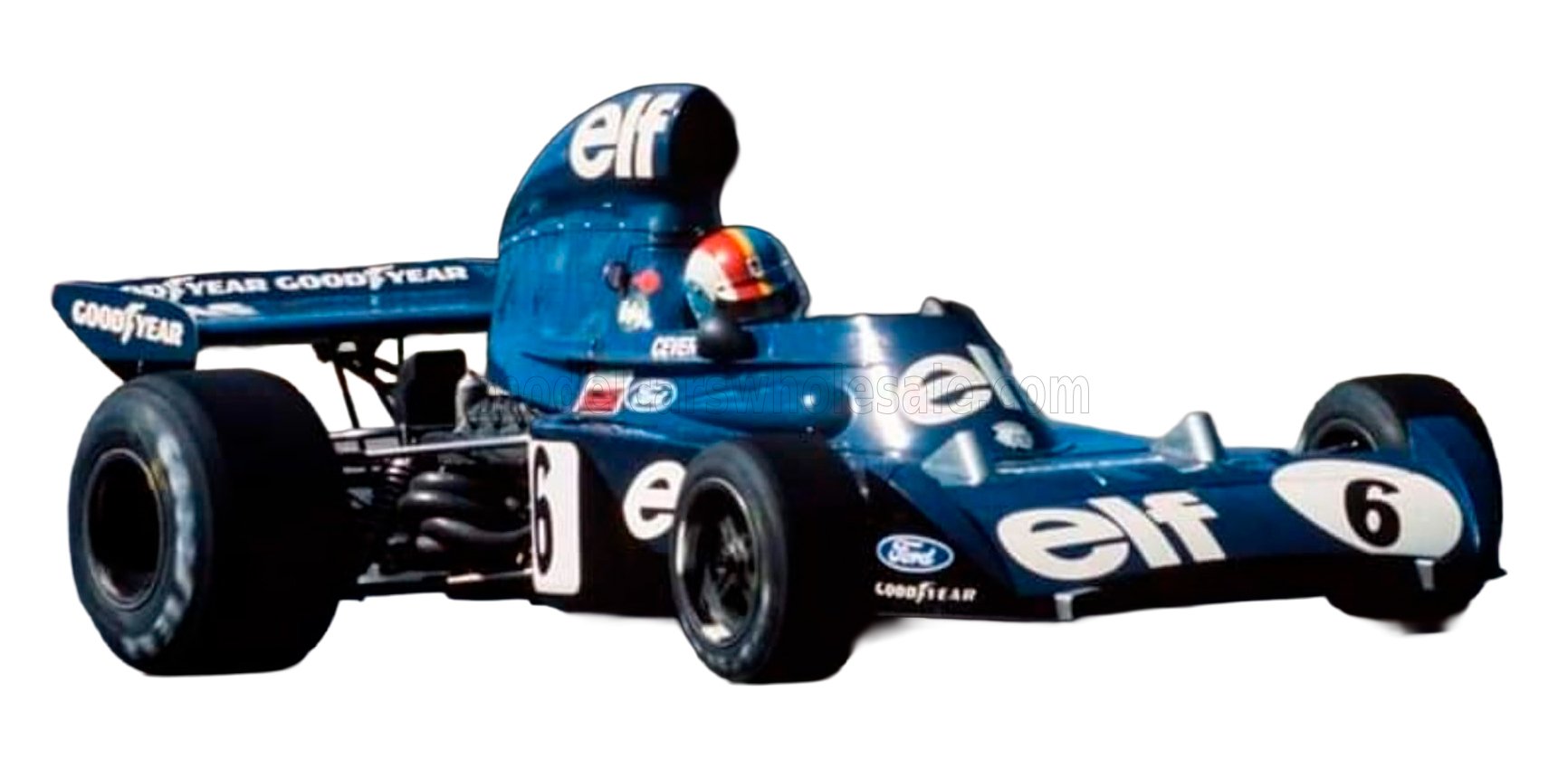 1:18 GP Replicas - Tyrrell F1 006 Team Elf #6 4th Monaco GP 1973 F. Covert *With Driver Figure*