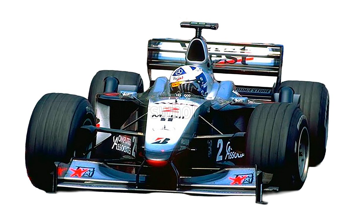 1:18 GP Replicas - McLaren F1 Mp4/15 Team West Mercedes #2 Winner Monaco GP 2000 D. Coulthard