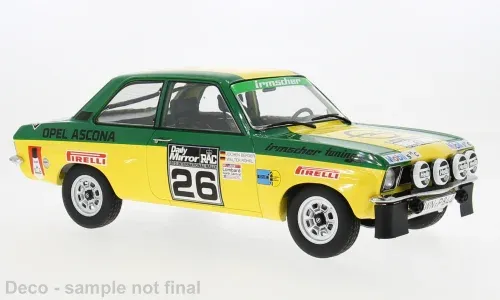 1:18 MCG - Opel Ascona A, RAC Rally, 1973, #26, W. Röhrl / C. Geistdörfer