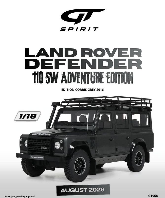 1:18 GT Spirit - 2016 Land Rover Defender 110 SW Adventure Edition Corris Grey