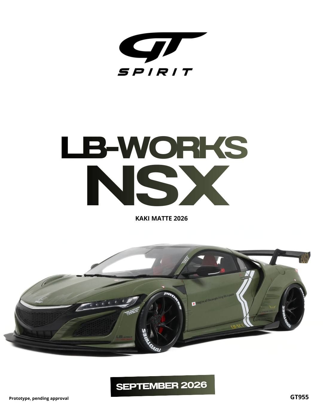 1:18 GT Spirit - 2026 Honda NXS LB-Works Kaki Matt