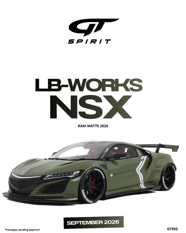 1:18 GT Spirit - 2026 Honda NXS LB-Works Kaki Matt