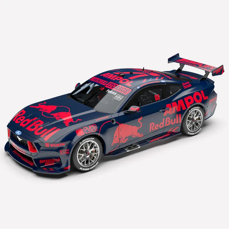 1:43 Authentic Collectables - Scale Red Bull Ampol Racing #88 Ford Mustang GT - 2026 Test Livery 1:43 Authentic Collectables - Scale Red Bull Ampol Racing #88 Ford Mustang GT - 2026 Test Livery
