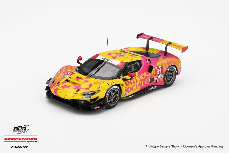 1:43 BBR - Ferrari 296 GT3 3.0L Turbo V6 Team Dragonspeed #81 Imsa Laguna Seca 2025 A. Costa 1:43 BBR - Ferrari 296 GT3 3.0L Turbo V6 Team Dragonspeed #81 Imsa Laguna Seca 2025 A. Costa