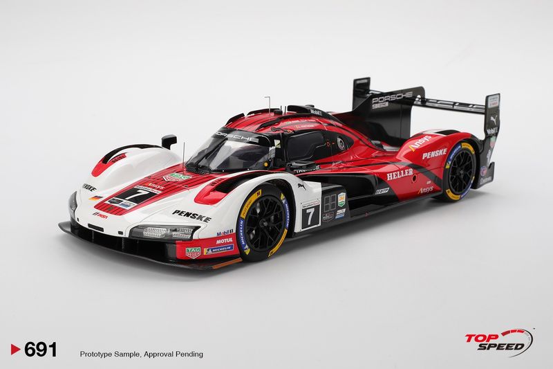 1:18 TSM - Porsche 963  9RD 4.6L Turbo V8 Team Porsche Penske Motorsport #7 Winner Imsa 24h Daytona 2025 F. Nasr