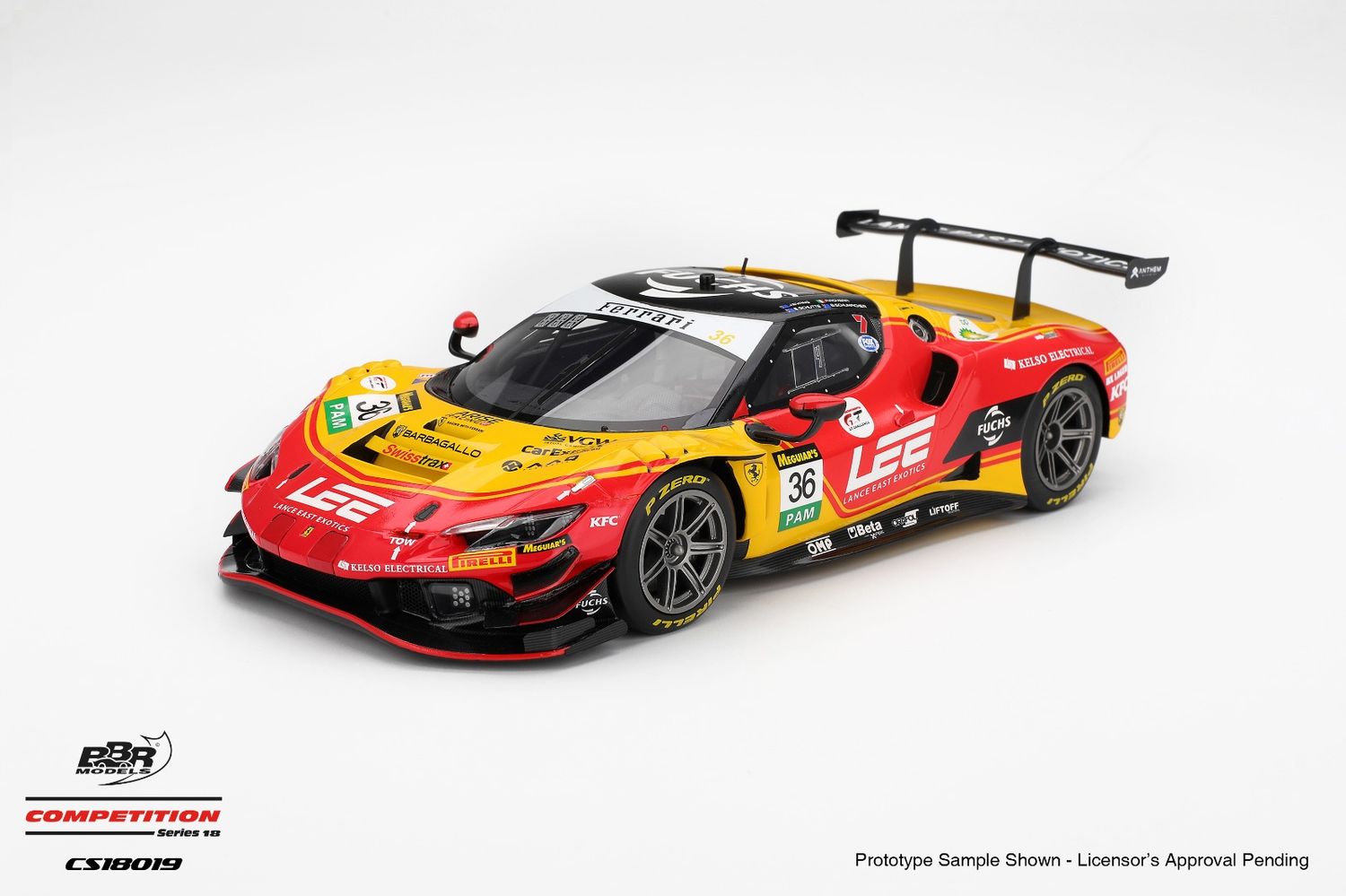 1:18 BBR - Ferrari 296 GT3 3.0L Turbo V6 Team Arise Racing #36 12h Bathurst 2025 J. Evans