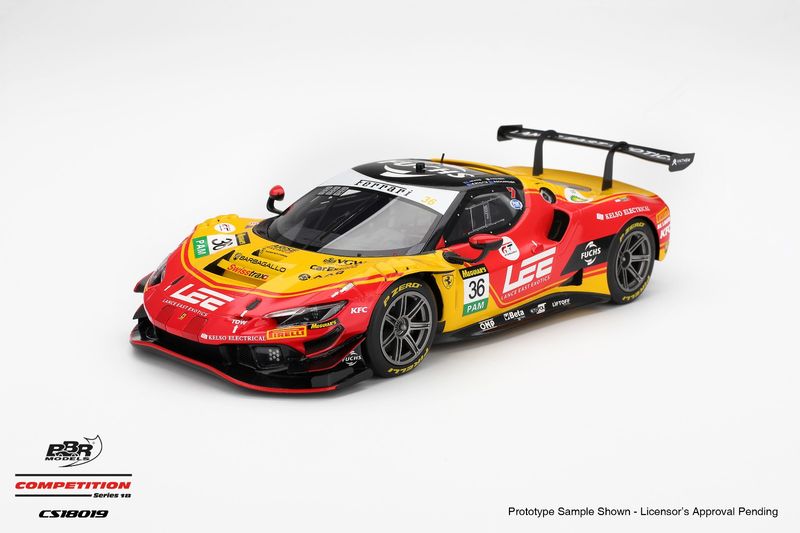 1:18 BBR - Ferrari 296 GT3 3.0L Turbo V6 Team Arise Racing #36 12h Bathurst 2025 J. Evans
