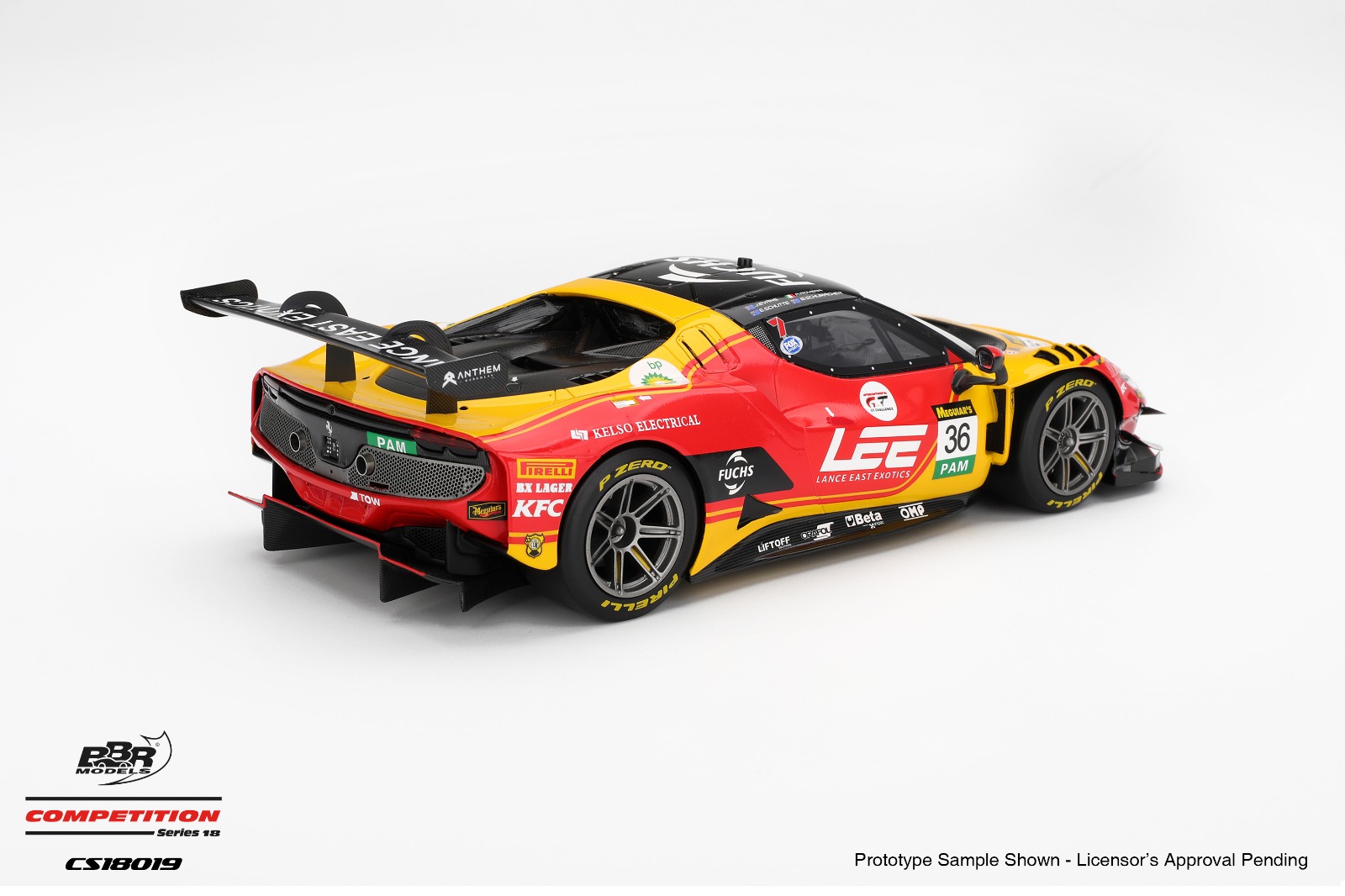 1:18 BBR - Ferrari 296 GT3 3.0L Turbo V6 Team Arise Racing #36 12h Bathurst 2025 J. Evans