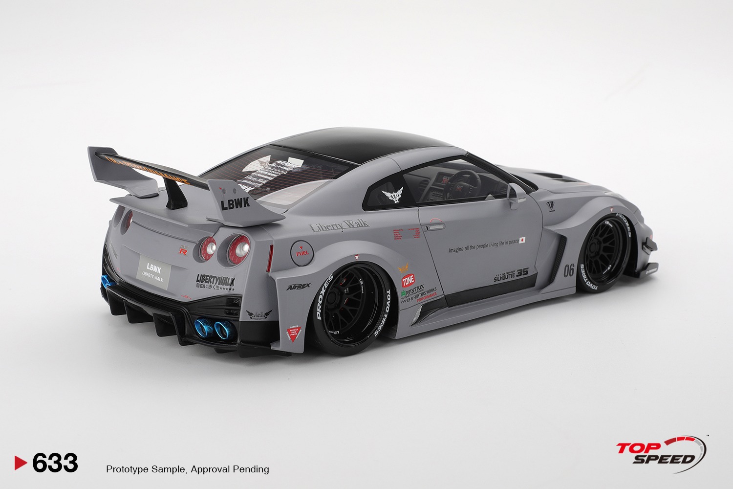 1:18 TSM - 2024 Nissan GT35-RR LB Works Super Silhouette Grey