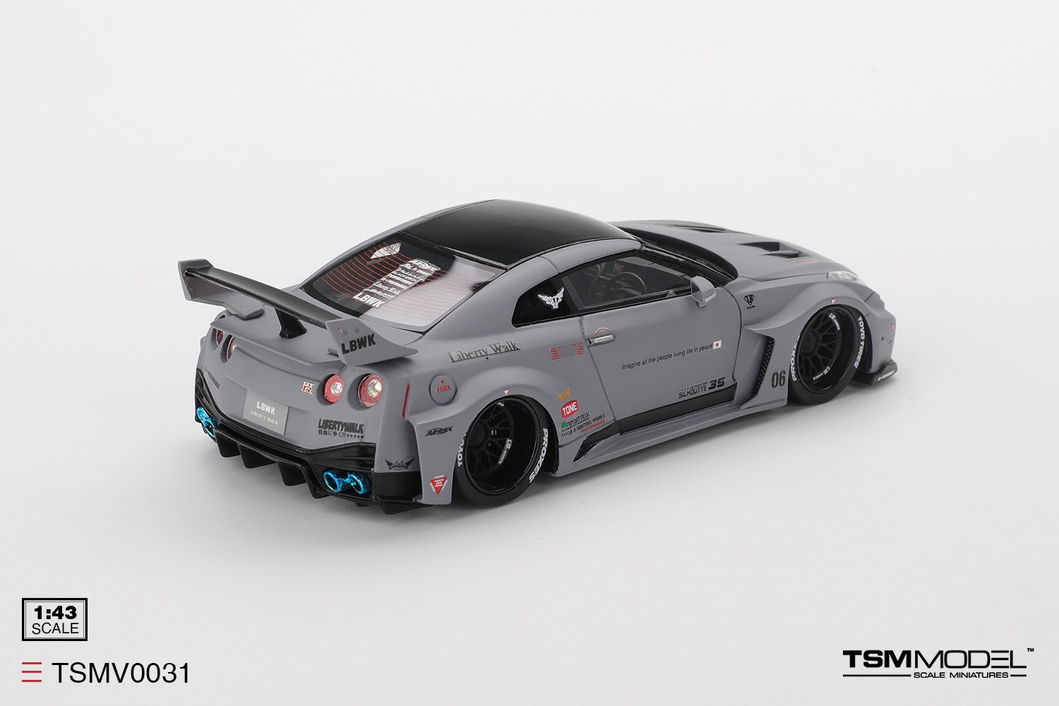 1:43 TSM - 2024 Nissan GT35-RR LB Works Super Silhouette Grey