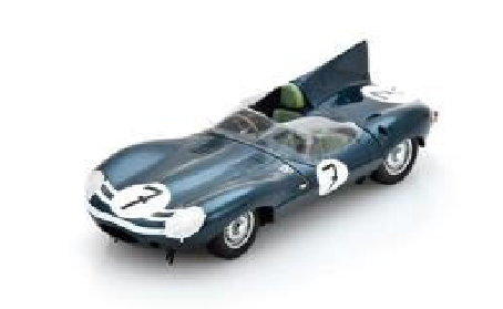1:43 Spark - Jaguar D-Type No.7 Le Mans 24H 1958 N. Sanderson - J. Lawrence