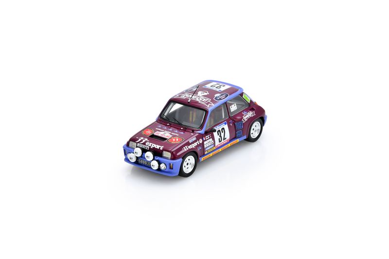1:43 Spark - Renault 5 Turbo No.32 Tour de Corse 1984 D. Auriol - B. Occelli 1:43 Spark - Renault 5 Turbo No.32 Tour de Corse 1984 D. Auriol - B. Occelli