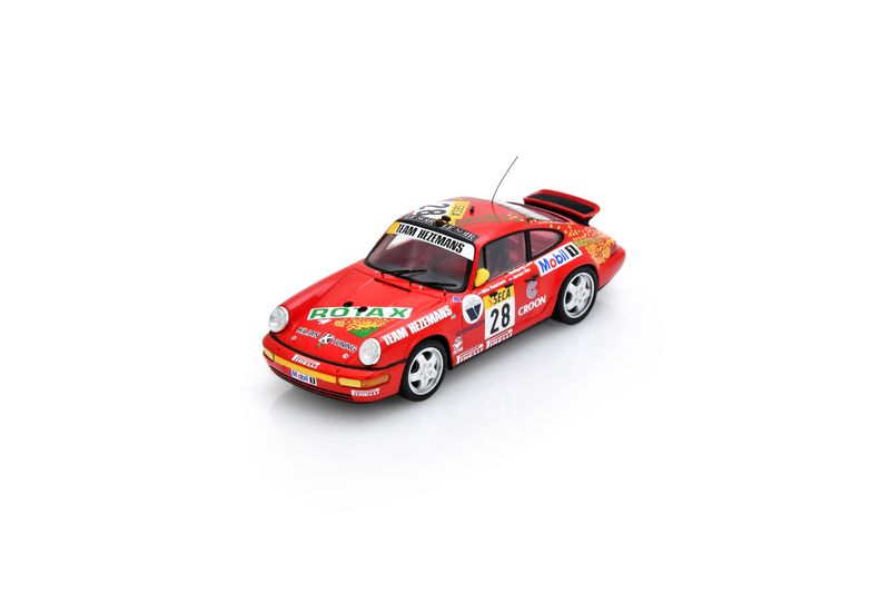 1:43 Spark - Porsche 964 Carrera 2 No.28 3rd 24H Spa 1991 M. Hezemans - J. Hin - W. Land 1:43 Spark - Porsche 964 Carrera 2 No.28 3rd 24H Spa 1991 M. Hezemans - J. Hin - W. Land