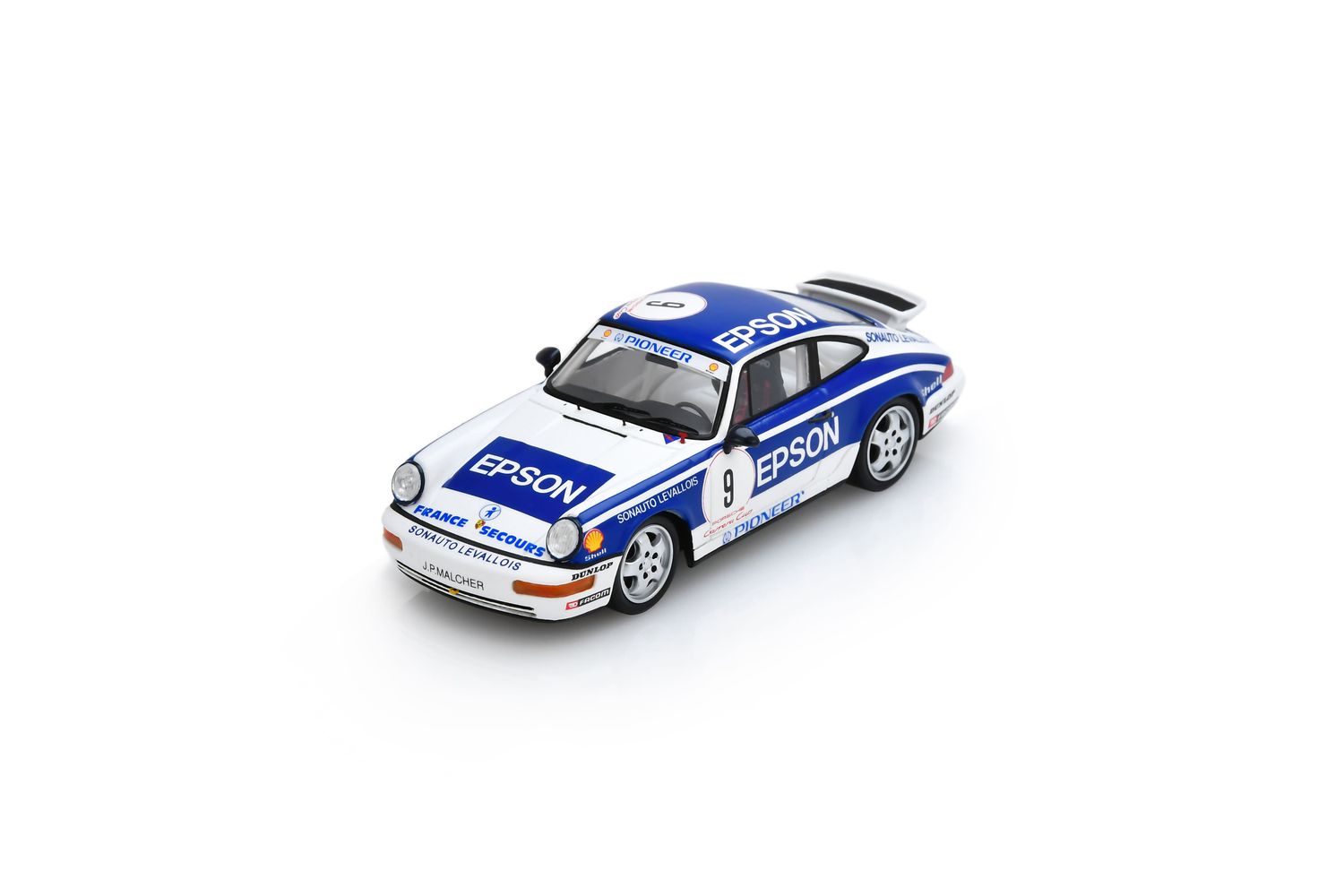 1:43 Spark - Porsche 964 No.9 Winner Carrera Cup France 1991 Jean-Pierre Malcher