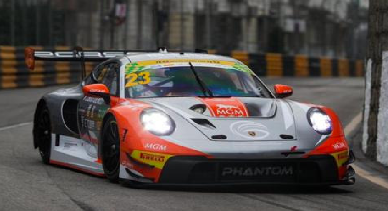 1:43 Spark - Porsche 911 GT3 R (992) No.23 Phantom Global Racing Macau GT Cup - FIA GT World Cup 2025 Dorian BOCCOLACCI