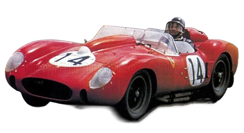1:12 Top Marques - Ferrari 250 TR Testarossa 3.0L V12 Spider Team Scuderia Ferrari #14 Winner 24h Le Mans 1958 O. Gendebien