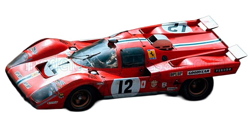 1:18 Top Marques - Ferrari 512M 5.0L V12 Team N.A.R.T. #12 3rd 24h le Mans 1971 S. Posey *Dirty Version*