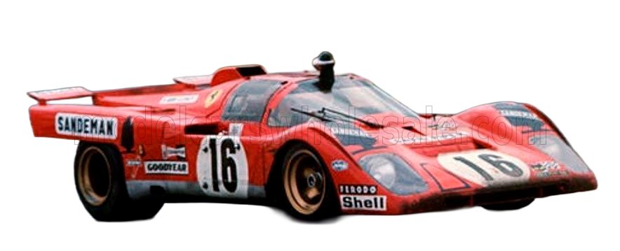 1:18 Top Marques - Ferrari 512M 5.0L V12 Team David Piper Racing #16 4th 24h Le Mans 1971 C. Craft
