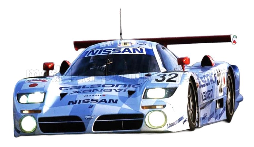 1:12 Top Marques - Nissan R390 GT1 3.5L Turbo Team Nissan Motorsport #32 3rd 24h Le Mans 1998 K. Hoshino