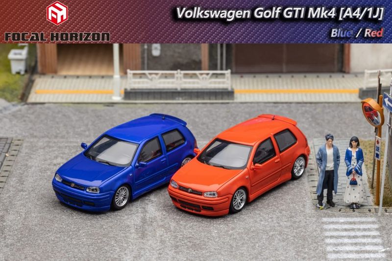 1:64 Focal Horizon - Volkswagen MK4 with opening hood, blue