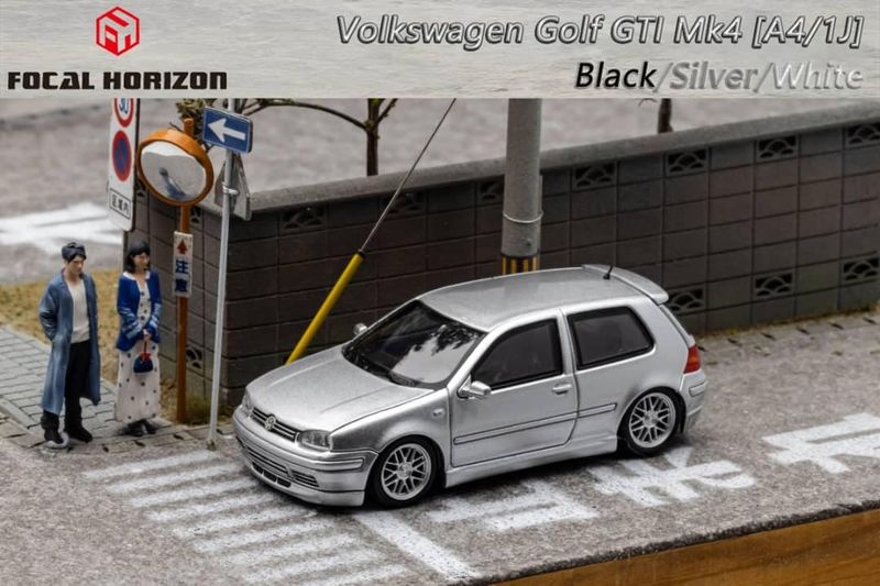 1:64 Focal Horizon - Volkswagen MK4 with opening hood, silver