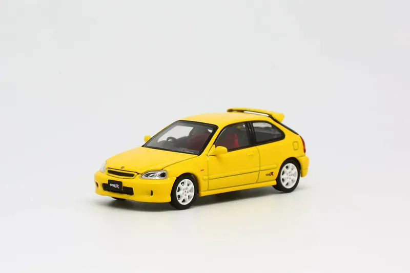 1:64 Focal Horizon - Honda EK9 with opening hood, yellow