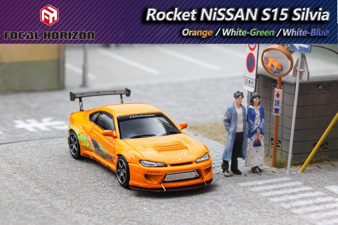 1:64 Focal Horizon - Nissan S15-FF, orange