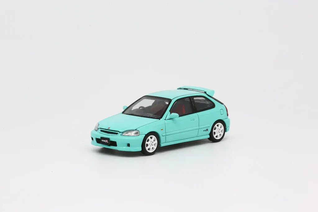 1:64 Focal Horizon - Honda EK9 with opening hood, baby blue