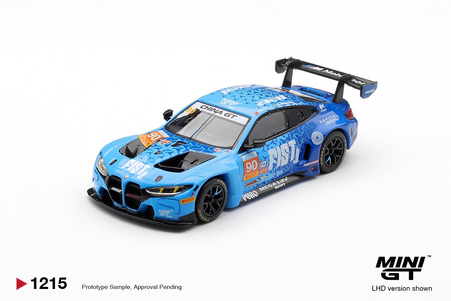 1:64 Mini GT - BMW M4 GT3 EVO #90 FIST Team AAI 2025 China GT 1:64 Mini GT - BMW M4 GT3 EVO #90 FIST Team AAI 2025 China GT