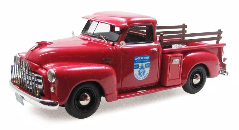 1:43 Esval Model - 1953 GMC 100 Pick-Up 5 Window - Red Black