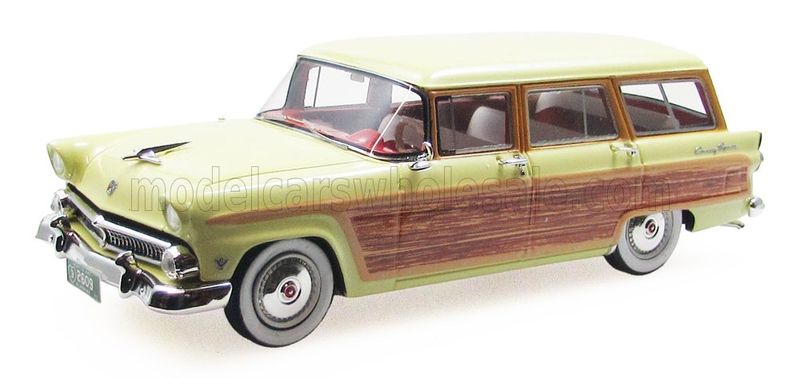 1:43 Esval Model - 1955 Ford Country Squire SW Station Wagon - Beige Wood